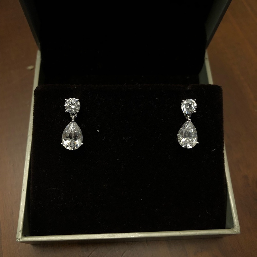 Nordstrom earrings cubic zirconia tear drops